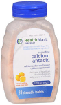 Health Mart Sugar Free Calcium Antacid Extra Strength Tablets Orange Creme Flavor