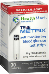 Health Mart True Metrix Self Monitoring Blood Glucose Test Strips