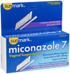 Sunmark Miconazole 7 Vaginal Suppositories With Applicator - 7 ct