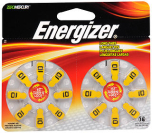 Energizer Zero Mercury Hear Aid Batteries AZ10DP - 16 ct