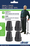 CANE TIP 1 2IN BLACK       1PR