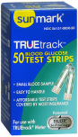 Sunmark TrueTrack Blood Glucose Test Strips