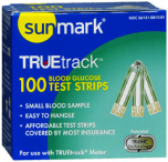 Sunmark TrueTrack Blood Glucose Test Strips - 100 ct