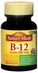 Nature Made Vitamin B-12 500 mcg Tablets - 100 ct