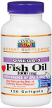 21st Century Omega-3 Fish Oil 1000mg - 120 Softgels