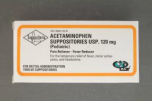 ACETAM SUPP 120MG   PERR  100@