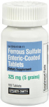 Upsher-Smith Ferrous Sulfate 325 mg - 100 Tablets