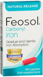 Feosol Carbonyl Iron Caplets Natural Release - 60 ct