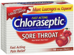 Chloraseptic Sore Throat Lozenges Cherry - 18 ct