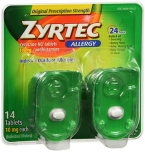 Zyrtec Allergy 10 mg Tablets Blister Pack - 14 ct