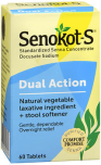 Senokot-S Natural Laxative plus Stool Softener - 60 ct