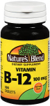 Nature's Blend Vitamin B12 100 mcg Tablets - 100 ct