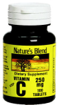 Nature's Blend Vitamin C 250 mg - 100 Tablets