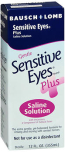 Bausch & Lomb Sensitive Eyes Plus Saline Solution - 12 fl oz