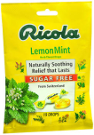 Ricola Sugar Free Herb Throat Drops Lemon Mint - 19 ct