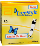 FreeStyle Blood Glucose Test Strips - 50 ct