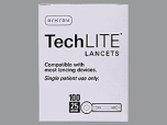 LANCET TECHLITE GAUGE 25   100