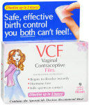 VCF Vaginal Contraceptive Film - 9 ct