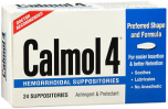 Calmol 4 Hemorrhoid Suppositories - 24 ct