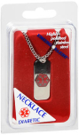 Emerg Alert Diabetic Necklace - 1 ea.