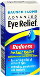 Bausch + Lomb Advanced Eye Relief Drops Redness Instant Relief - 0.5 oz