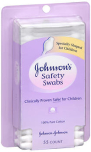 Johnson's Baby Safety Swabs - 55 ct