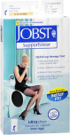 JOBST SupportWear Knee High Stockings 8-15 mmHg Ultra Sheer Classic Black Medium