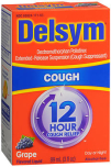 Delsym 12 Hour Cough Suppressant, Grape - 3 oz