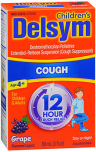 Delsym Children's Cough Suppressant, 12 Hour, Grape Flavored Liquid - 3 oz