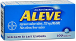 Aleve Pain and Fever Reducer Tablets - 100 ct