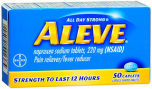 Aleve Pain and Fever Reducer Caplets - 50 ct