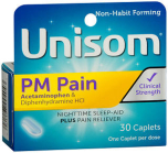 Unisom PM Pain SleepCaps - 30 ct