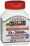 21st Century Vitamin D-2000 Tablets - 110 ct