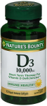 Nature's Bounty D3-10,000 IU Ultra Strength - 72 Softgels