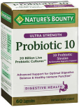 Nature's Bounty Ultra Strength Probiotic 10 - 60 Capsules