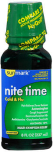 Sunmark Nite Time, Cold & Flu Liquid, Original Flavor - 8 oz