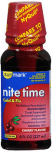 Sunmark Nite Time, Cold & Flu Liquid, Cherry Flavor - 8 oz