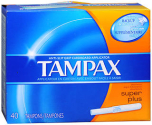 Tampax Tampons Super Plus Absorbency - 40 ct