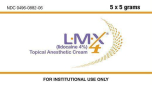 LMX4 CRM 4% TOPICAL LIDO 5X5GM