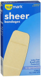 Sunmark Sheer Bandages All One Size - 10 ct