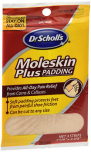 Dr. Scholl's Moleskin Plus Padding - 3 strips
