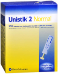 Owen Mumford Unistik 2 Normal Capillary Blood Sampling Devices - 100 ct