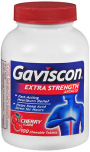 Gaviscon Extra Strength Antacid Chewable Tablets Cherry Flavor - 100 ct