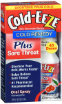 COLD-EEZE Cold Remedy plus Sore Throat Oral Spray Natural Cherry Flavor