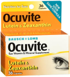 Ocuvite Lutein and Zeaxanthin Eye Vitamin and Mineral Supplement - 36 Capsules