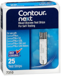 Contour Next Blood Glucose Test Strips - 25 Strips