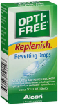 Opti-Free Replenish Contact Lens Rewetting Drops - 0.33 oz