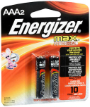 Energizer MAX Alkaline Batteries AAA - 2pk