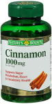 Nature's Bounty Cinnamon 1000 mg - 100 Capsules