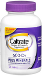 Caltrate 600 Plus Minerals Calcium Supplement - 120 Tablets